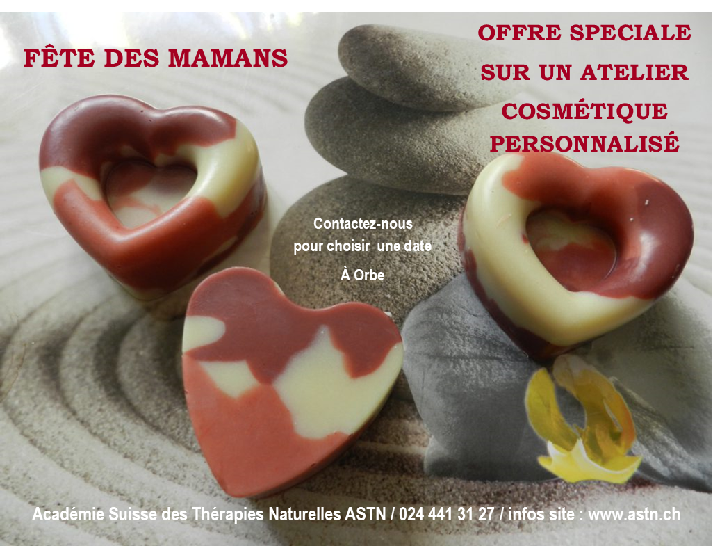 Offre fête des mamans atelier cosmétique personnalisé